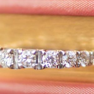 White Gold Complete Me Diamond Band Ring with 1.14 ct Natural Diamonds