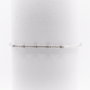 White Gold Bracelet with 0.22 ct Natural Round Diamonds
