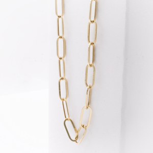 Yellow Gold Clip Chain