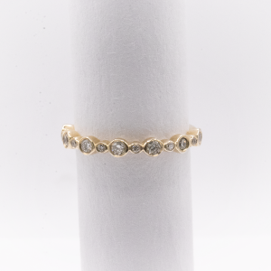 Yellow Gold Diamond Ring with 0.25 ct Diamonds