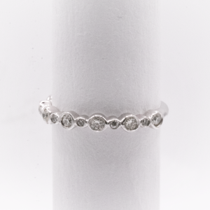 Rose Gold Diamond Ring with 0.25 ct Diamonds